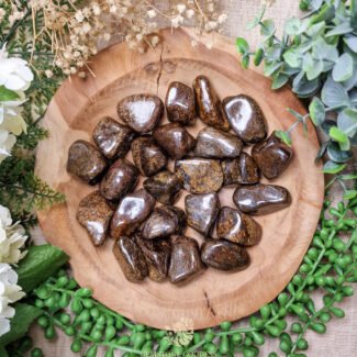 Bronziet Trommelsteen