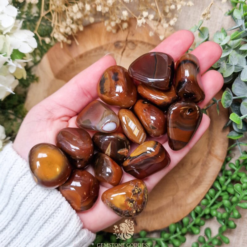 bruine-agaat-kristal-edelsteen