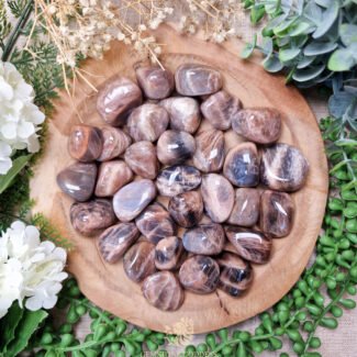 Chocolade Maansteen Trommelsteen