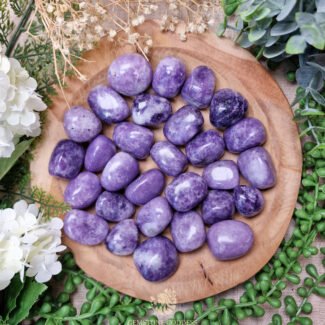 Lepidoliet Trommelsteen