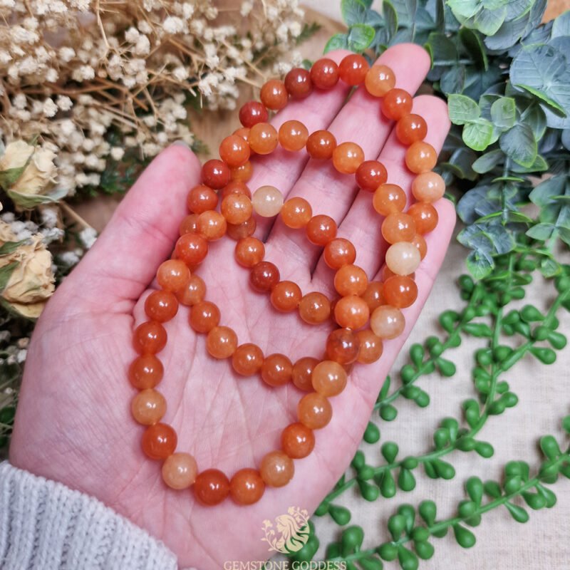 edelsteen-armband-rode-aventurijn