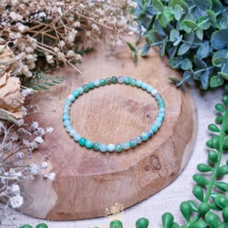 Chrysopraas Armband 4mm