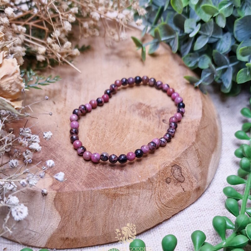 rhodoniet-armband-4mm