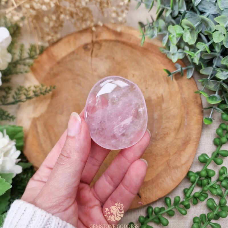 lavendelkwarts-gladde-steen-edelsteen