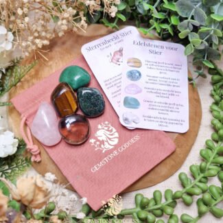 Sterrenbeeld Stier Edelsteen Set