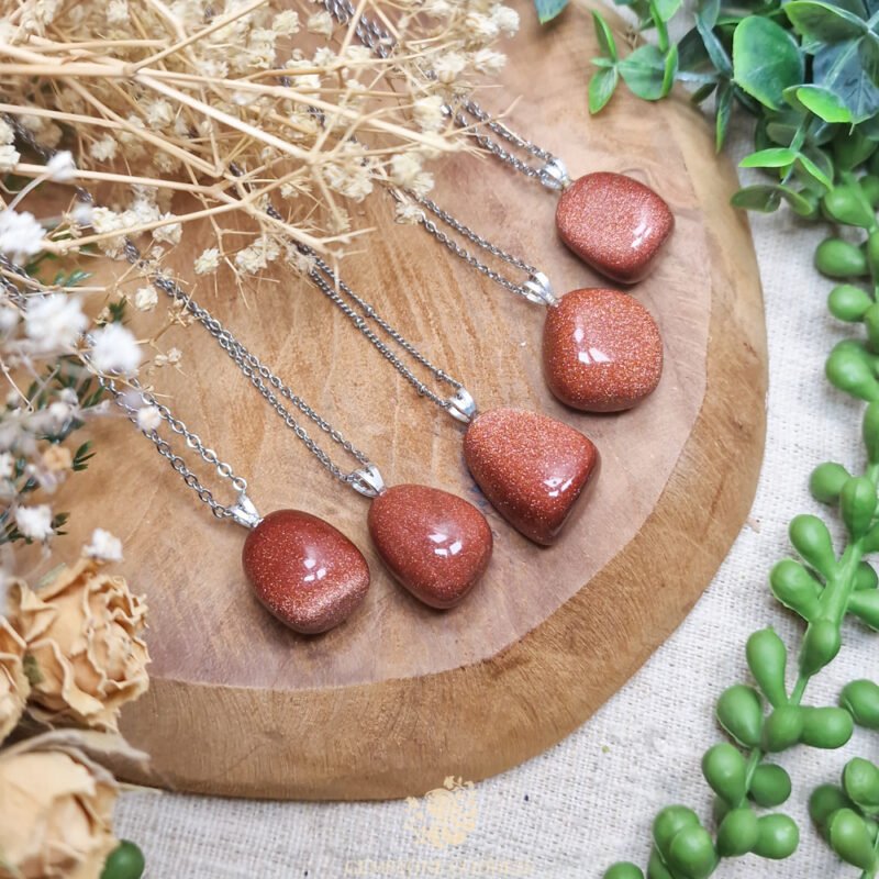 goudsteen-zilveren-hanger