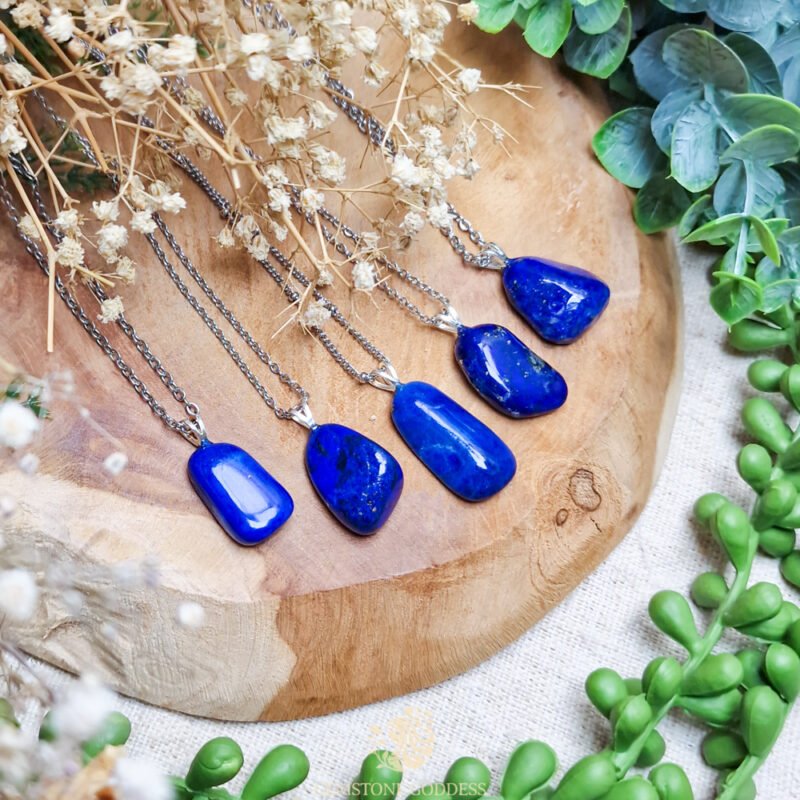 lapis-lazuli-zilveren-hanger