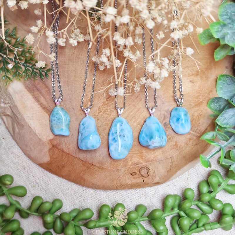 larimar-zilveren-ketting