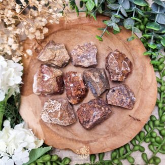 Pluim Agaat Ruwe Steen