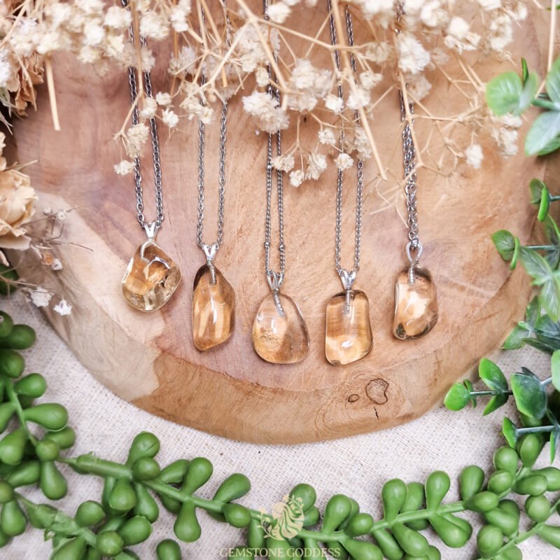 citrien-zilveren-ketting