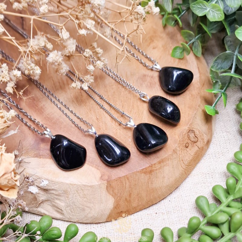 onyx-zilveren-hanger